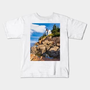 Bass Harbor Lighthouse Kids T-Shirt